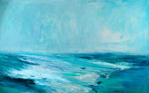 Irish Sea Landscape Painting
